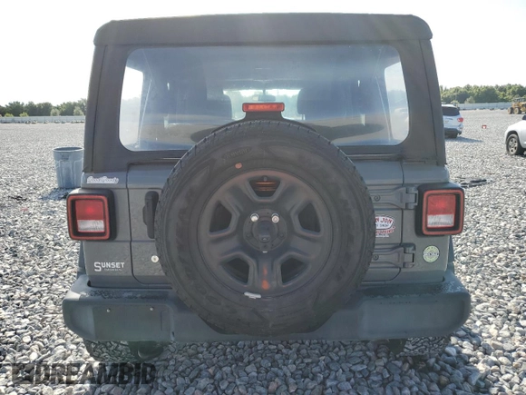 2019 Jeep Wrangler Unlimited Sport with VIN 1C4HJXDG6KW690966, listed as a Copart auction lot 62450355 with 55,576 mi miles and Salvage title. Bid and sale history available at DreamBid. Image 6.