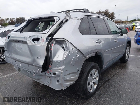 2019 Toyota RAV4 LE with VIN 2T3H1RFV1KC018336, listed as a IAAI auction lot 41778019 with 36,659 mi miles. Bid and sale history available at carsss.com. Image 4.