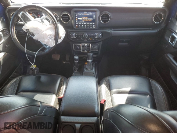 2020 Jeep Wrangler Unlimited Sahara with VIN 1C4HJXEN0LW318599, listed as a Copart auction lot 53258355 with 68,131 mi miles and Salvage title. Bid and sale history available at DreamBid. Image 8.