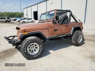 1988 Jeep Wrangler with VIN 2BCCZ8113JB525872, listed as a Copart auction lot 43380763 with 25,370 mi miles and Salvage Title. Bid and sale history available at carsss.com. Image 1.