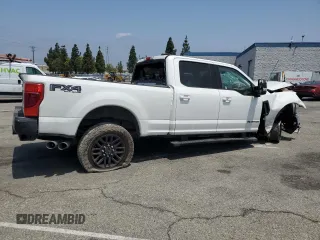 2021 Ford F-250 XL with VIN 1FT7W2BTXMED91036, listed as a Copart auction lot 58996015 with Not provided miles and Salvage title. Bid and sale history available at DreamBid. Image 3.