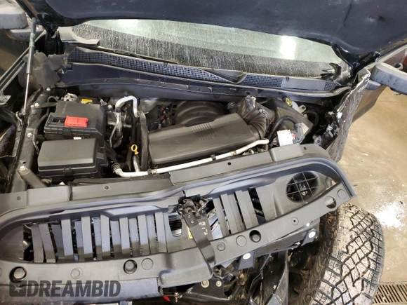 2021 Chevrolet Silverado 1500 LT Trail Boss with VIN 1GCPYFEL4MZ105042, listed as a Copart auction lot 47009735 with Not Provided miles and Non Repairable. Bid and sale history available at DreamBid. Image 11.