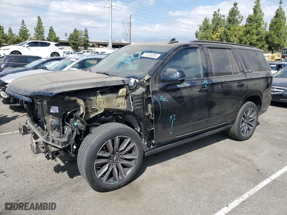 2022 Cadillac Escalade Sport Platinum with VIN 1GYS4GKL0NR178629, listed as a Copart auction lot 70124354 with 53,805 mi miles and Salvage Title. Bid and sale history available at carsss.com. Image 1.