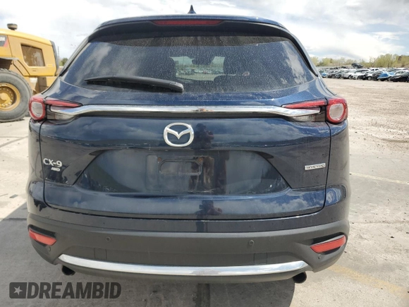 2021 Mazda CX-9 Grand Touring with VIN JM3TCBDY6M0512276, listed as a Copart auction lot 54582375 with 26,727 mi miles and Salvage title. Bid and sale history available at DreamBid. Image 6.