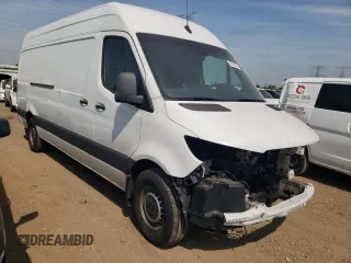 2021 Mercedes-Benz Sprinter Cargo with VIN W1Y4ECHY9MT067999, listed as a Copart auction lot 67259574 with 284,031 mi miles and Salvage Title. Bid and sale history available at carsss.com. Image 4.