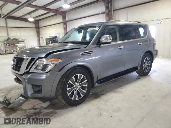 2018 Nissan Armada SL with VIN JN8AY2ND3JX003170, listed as a Copart auction lot 52529184 with 138,649 mi miles. Bid and sale history available at carsss.com. Image 1.