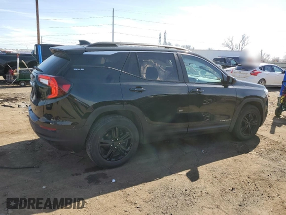 2022 GMC Terrain SLE with VIN 3GKALMEV6NL271473, listed as a Copart auction lot 49698515 with 44,117 mi miles and Salvage title. Bid and sale history available at DreamBid. Image 3.