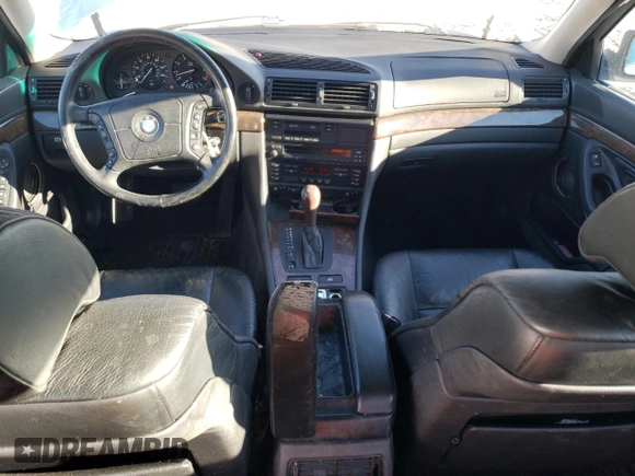 1997 BMW 7 Series 740il with VIN WBAGJ8320VDM04596, listed as a Copart auction lot 46177945 with 0 mi miles and Clean Title. Bid and sale history available at carsss.com. Image 8.