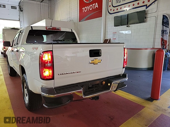 2019 Chevrolet Colorado 4WD Work Truck with VIN 1GCGTBEN0K1225392, listed as a IAAI auction lot 42843863 with 109,512 mi miles and . Bid and sale history available at DreamBid. Image 2.