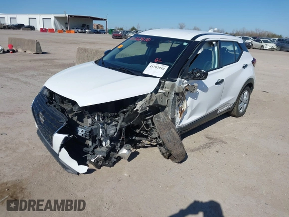 2022 Nissan Kicks S with VIN 3N1CP5BV4NL489062, listed as a IAAI auction lot 41702910 with Not Provided miles and . Bid and sale history available at carsss.com. Image 6.