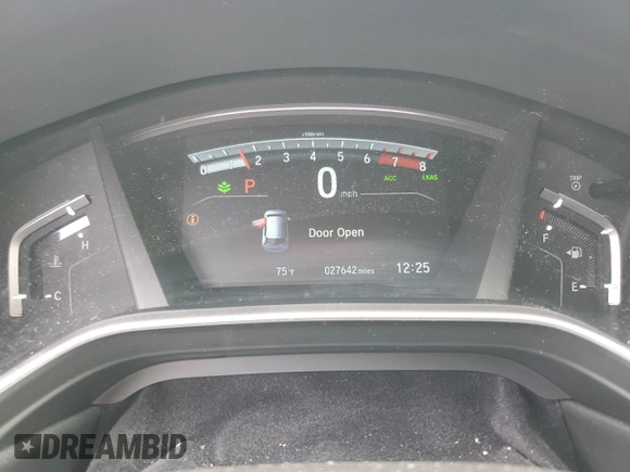 2018 Honda CR-V Touring with VIN 5J6RW2H96JL004858, listed as a Copart auction lot 56644945 with 27,642 mi miles and Salvage title. Bid and sale history available at DreamBid. Image 9.