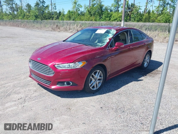 2016 Ford Fusion SE with VIN 3FA6P0HD8GR376622, listed as a IAAI auction lot 41443807 with 125,385 mi miles. Bid and sale history available at carsss.com. Image 2.