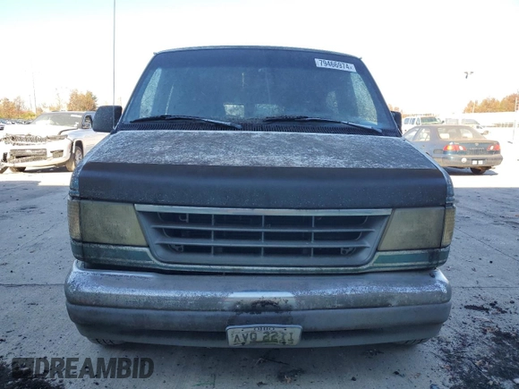 1993 Ford Econoline Cargo with VIN 1FDEE14N5PHB25182, listed as a Copart auction lot 79466974 with 140,129 mi miles and Clean Title. Bid and sale history available at carsss.com. Image 5.