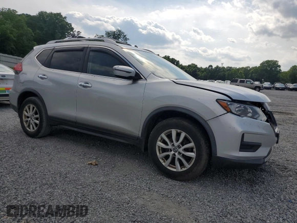 2017 Nissan Rogue S with VIN KNMAT2MV5HP611772, listed as a Copart auction lot 57281955 with 101,182 mi miles and Salvage title. Bid and sale history available at DreamBid. Image 4.