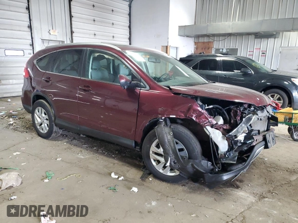2015 Honda CR-V EX-L with VIN 5J6RM4H73FL089777, listed as a Copart auction lot 51011385 with 0 mi miles and Non Repairable. Bid and sale history available at carsss.com. Image 4.