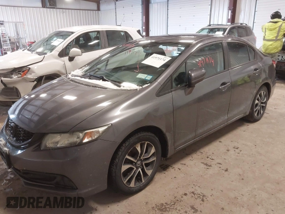 2014 Honda Civic Sedan EX with VIN 2HGFB2F82EH517298, listed as a IAAI auction lot 41971174 with 131,451 mi miles. Bid and sale history available at carsss.com. Image 2.
