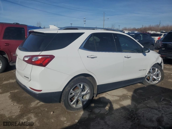 2020 Chevrolet Equinox Premier with VIN 2GNAXNEV4L6238552, listed as a Copart auction lot 46359055 with 99,763 mi miles and Salvage Title. Bid and sale history available at carsss.com. Image 3.