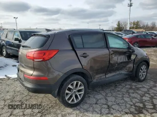 2014 Kia Sportage LX with VIN KNDPB3AC1E7623919, listed as a Copart auction lot 44997145 with 0 mi miles and Clean Title. Bid and sale history available at carsss.com. Image 3.