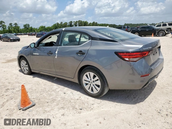 2024 Nissan Sentra S with VIN 3N1AB8BV9RY290847, listed as a Copart auction lot 59682875 with 28,826 mi miles and Salvage title. Bid and sale history available at DreamBid. Image 2.