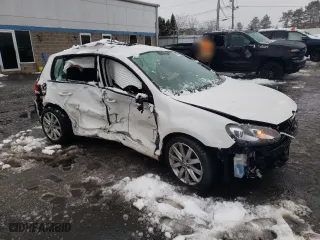 2011 Volkswagen Golf TDI with VIN WVWDM7AJ4BW161053, listed as a Copart auction lot 44912435 with 63,022 mi miles and Salvage Title. Bid and sale history available at carsss.com. Image 4.
