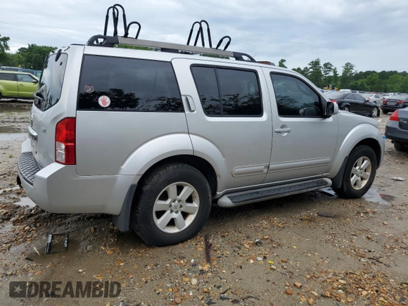 2008 Nissan Pathfinder S with VIN 5N1AR18B58C663236, listed as a Copart auction lot 64823724 with 192,473 mi miles and Clean title. Bid and sale history available at DreamBid. Image 3.
