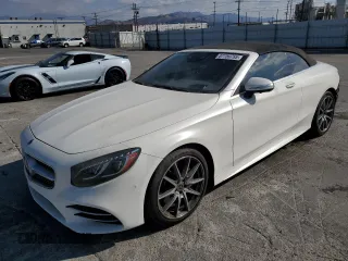 2019 Mercedes-Benz S-Class S 560 with VIN WDDXK8DB2KA040053, listed as a Copart auction lot 87759755 with 41,949 mi miles and Salvage Title. Bid and sale history available at carsss.com. Image 1.