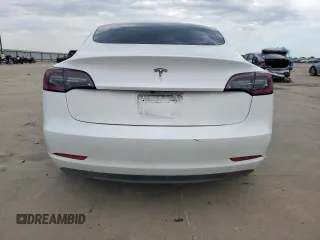 2023 Tesla Model 3 with VIN 5YJ3E1EA3PF562251, listed as a Copart auction lot 58293355 with 16,283 mi miles and Salvage title. Bid and sale history available at DreamBid. Image 6.