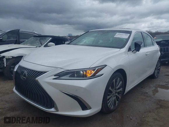 2019 Lexus ES with VIN 58ABZ1B1XKU010853, listed as a IAAI auction lot 42025744 with 42,416 mi miles. Bid and sale history available at carsss.com. Image 17.