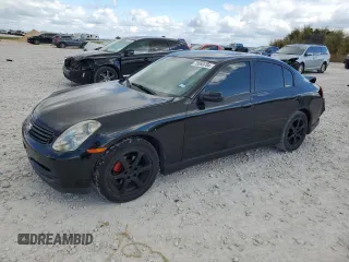 2004 Infiniti G35 w/Leather with VIN JNKCV51F54M711902, listed as a Copart auction lot 70869704 with 151,520 mi miles and Salvage Title. Bid and sale history available at DreamBid. Image 1.