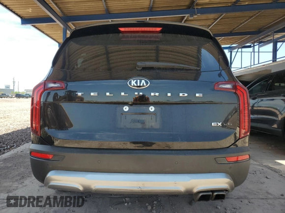 2021 Kia Telluride EX с VIN 5XYP34HC4MG190607, выставлен на аукционе Copart как лот 60935305 с пробегом 42 682 миль миль и Списание • Salvage title. История ставок и продаж доступна на DreamBid. Изображение 6.