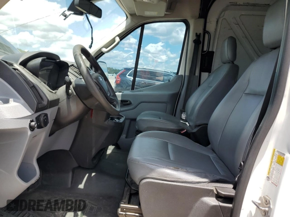 2019 Ford Transit with VIN 1FTYR2CM1KKA09221, listed as a Copart auction lot 56328235 with 223,051 mi miles and Salvage title. Bid and sale history available at DreamBid. Image 7.
