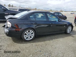 2007 BMW 3 Series 328i with VIN WBAVC53507FZ78374, listed as a Copart auction lot 49245645 with 89,084 mi miles and Salvage Title. Bid and sale history available at carsss.com. Image 3.