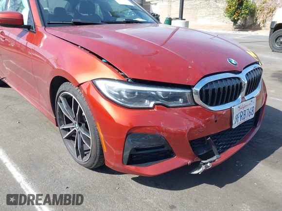 2021 BMW 3 Series 330i with VIN 3MW5R1J02M8B52337, listed as a IAAI auction lot 41610136 with 1 mi miles. Bid and sale history available at carsss.com. Image 12.