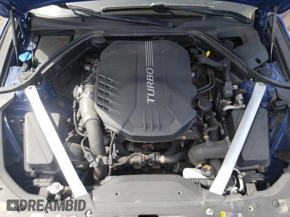 2020 Genesis G70 Advanced with VIN KMTG74LEXLU040965, listed as a Copart auction lot 55056995 with 128,300 mi miles and Salvage Title. Bid and sale history available at DreamBid. Image 11.