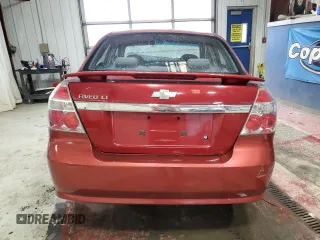 2007 Chevrolet Aveo LT with VIN KL1TG56647B083312, listed as a Copart auction lot 57961045 with Not provided miles and Salvage title. Bid and sale history available at DreamBid. Image 6.