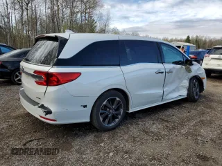 2022 Honda Odyssey Touring с VIN 5FNRL6H8XNB504608, выставлен на аукционе Copart как лот 53189225 с пробегом 83 913 миль миль и Чистый • Clean title. История ставок и продаж доступна на DreamBid. Изображение 3.
