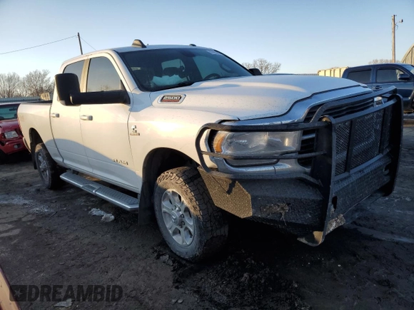 2021 Ram 2500 Big Horn with VIN 3C6UR5DL9MG676917, listed as a Copart auction lot 87423644 with 106,147 mi miles and Salvage Title. Bid and sale history available at carsss.com. Image 4.