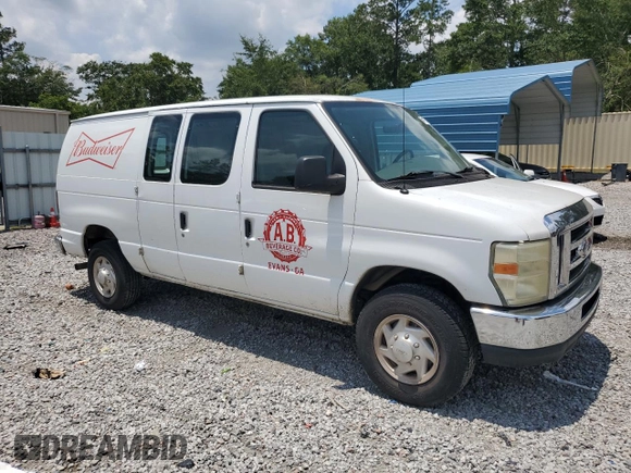 2008 Ford Econoline Cargo Commercial with VIN 1FTNE24L48DA25432, listed as a Copart auction lot 64411635 with 151,375 mi miles and Clean title. Bid and sale history available at DreamBid. Image 4.