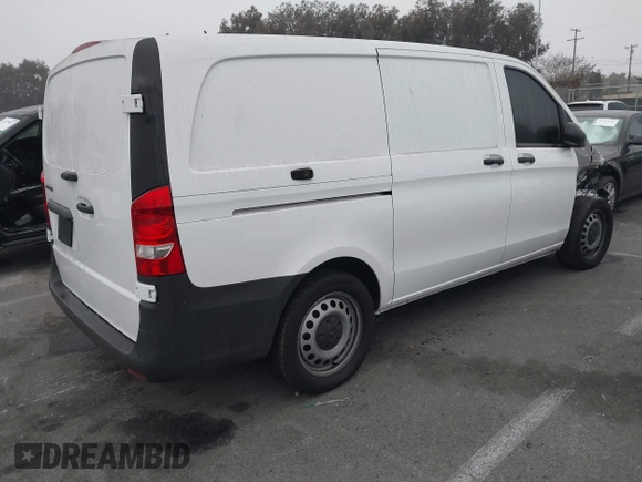 2023 Mercedes-Benz Metris Cargo with VIN W1YV0BEY5P4340906, listed as a IAAI auction lot 41153285 with 7,637 mi miles and . Bid and sale history available at DreamBid. Image 4.