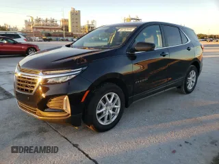 2024 Chevrolet Equinox LT with VIN 3GNAXKEG8RL204098, listed as a Copart auction lot 80752444 with 5,340 mi miles and Clean Title. Bid and sale history available at DreamBid. Image 1.
