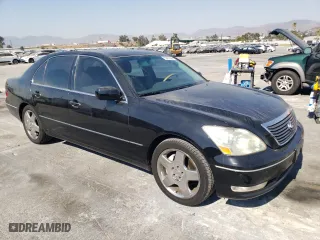 2005 Lexus LS 430 with VIN JTHBN36F155020399, listed as a Copart auction lot 73471994 with 230,178 mi miles and Salvage Title. Bid and sale history available at carsss.com. Image 4.