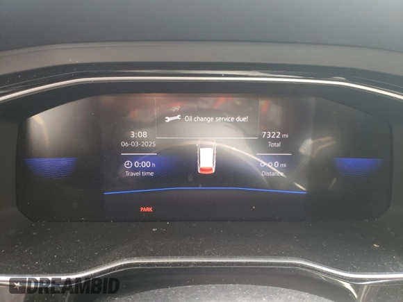 2024 Volkswagen Jetta Sport with VIN 3VWAM7BU4RM023323, listed as a Copart auction lot 59050035 with 7,322 mi miles and Salvage title. Bid and sale history available at DreamBid. Image 9.