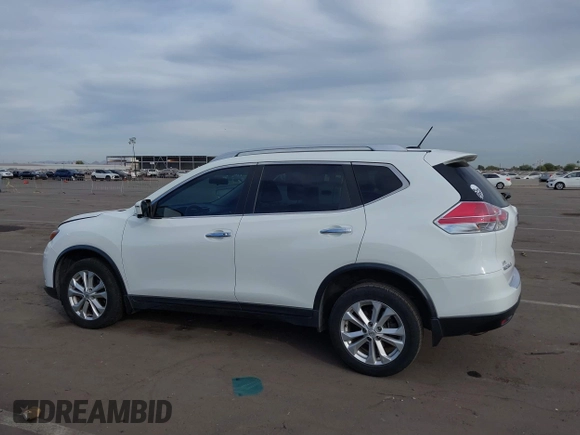 2016 Nissan Rogue SV with VIN KNMAT2MV4GP692858, listed as a IAAI auction lot 41174106 with 85,499 mi miles. Bid and sale history available at carsss.com. Image 14.