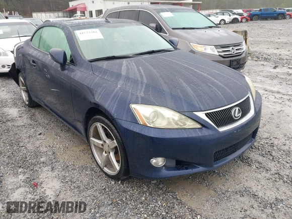 2011 Lexus IS 250 C with VIN JTHFF2C25B2519424, listed as a IAAI auction lot 41523202 with 216,624 mi miles and . Bid and sale history available at DreamBid. Image 1.