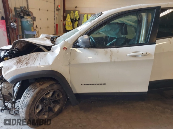 2019 Jeep Cherokee Trailhawk with VIN 1C4PJMBX1KD200300, listed as a IAAI auction lot 41781465 with Not Provided miles and . Bid and sale history available at DreamBid. Image 6.