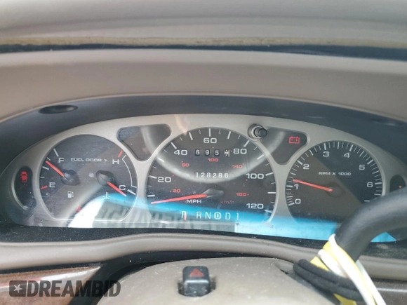 1999 Mercury Sable LS with VIN 1MEFM53U6XG646248, listed as a Copart auction lot 57859405 with 128,286 mi miles and Salvage title. Bid and sale history available at DreamBid. Image 9.
