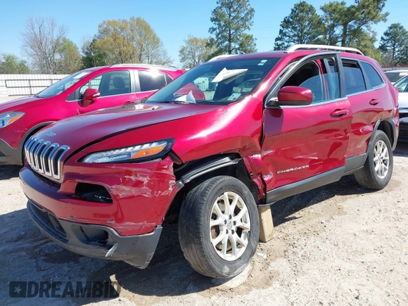 2015 Jeep Cherokee North with VIN 1C4PJMCSXFW654090, listed as a IAAI auction lot 41844434 with 198,592 mi miles. Bid and sale history available at carsss.com. Image 6.