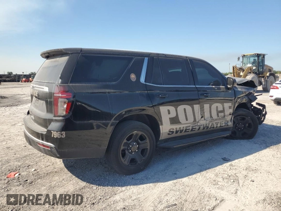 2023 Chevrolet Tahoe Commercial with VIN 1GNSCLED4PR507963, listed as a Copart auction lot 50019835 with 10,945 mi miles and Non repairable. Bid and sale history available at DreamBid. Image 3.