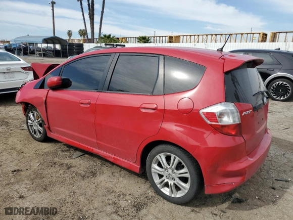 2009 Honda Fit Sport with VIN JHMGE88469S063948, listed as a Copart auction lot 45552375 with 93,120 mi miles and Salvage Title. Bid and sale history available at carsss.com. Image 2.