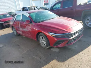 2024 Hyundai Elantra SE with VIN KMHLL4DG1RU744288, listed as a IAAI auction lot 40326384 with 11,656 mi miles and . Bid and sale history available at DreamBid. Image 1.